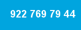 922 769 79 44 922 769 79 44